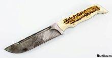 Военный нож  Авторский Нож из Дамаска №13
