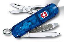 Военный нож Victorinox Нож перочинныйSwissLite Sapphire 0.6228.T2 58мм 7 функций полупрозрачный синий