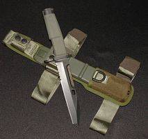 Нож-танто Extrema Ratio Нож с фиксированным клинком Extrema Ratio Fulcrum Mil-Spec Bayonet Green
