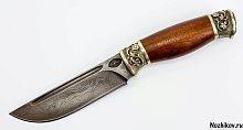 Военный нож  Авторский Нож из Дамаска №36
