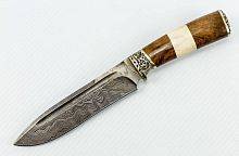 Боевой нож  Авторский Нож из Дамаска №16